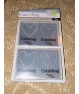 PROVO CRAFT / CUTTLEBUG &quot;HEART SET&quot; EMBOSSING FOLDERS NEW - $25.56 CAD