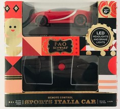 FAO Schwarz Remote Control Sports Italia Car LED Headlights &amp; Brake Lights - £31.64 GBP