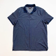 Michael Michael Kors Short Sleeve Polo Shirt Blue Mens Large Preowned - £18.99 GBP