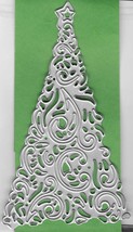 Christmas Tree Die. App 7x12cm. Die Cutting Cardmaking Scrapbooking Ref:... - $4.97