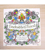 4pc 24 Page coloring book Enchanted Forest mandalas Animal For adults Lv... - £9.91 GBP