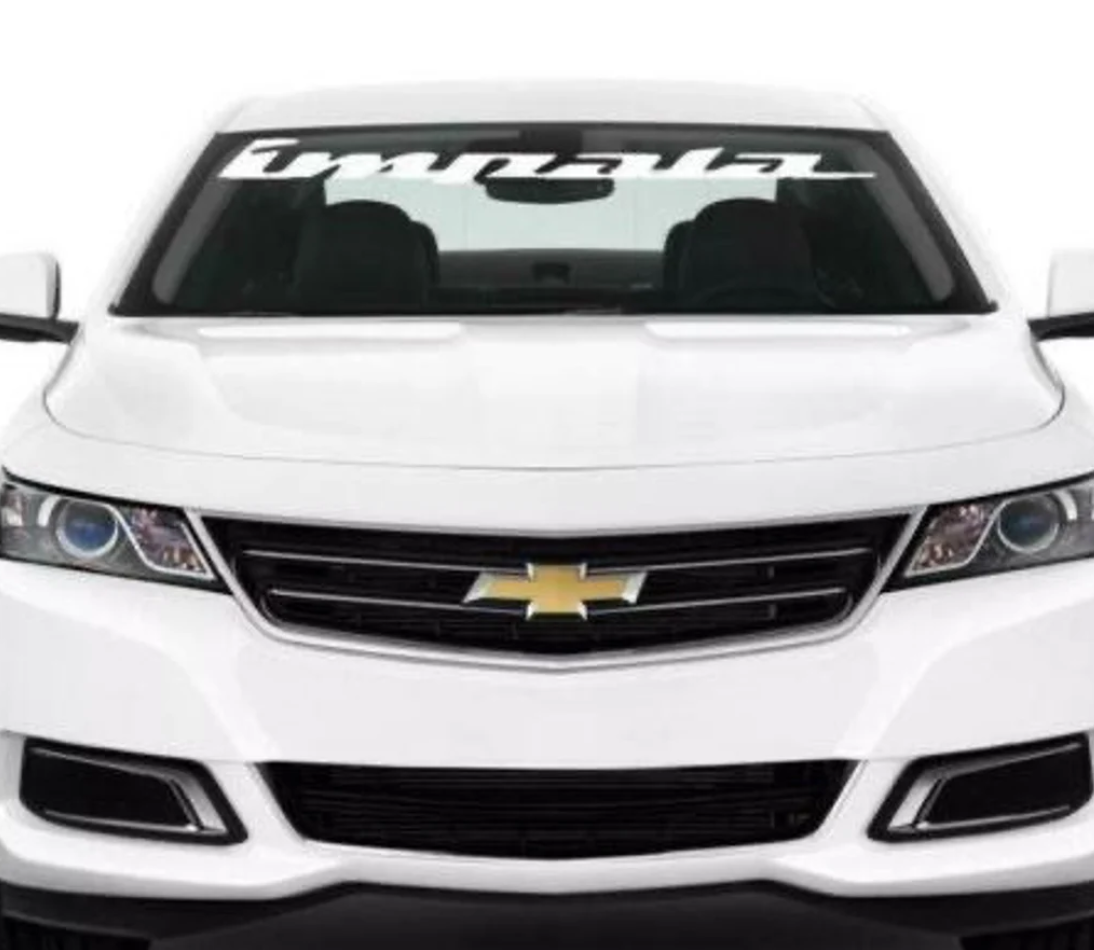 Chevrolet Impala Windshield Body Decal Sticker New Custom 1PC - £31.33 GBP