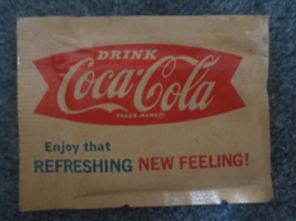 Drink Coca Cola Towlette  Enjoy that Refreshing New Feeling - £1.97 GBP