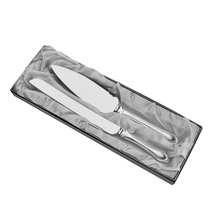 Two-Tone Knife &amp; Server Set with Crystals on Handles - $74.88