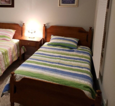 Pottery Barn Kids Twin Quilt and Sham - BLUE!! Free Shipping - £79.32 GBP