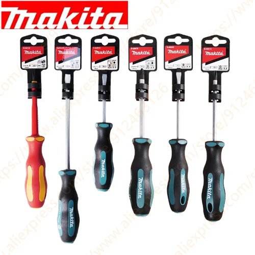 Makita manual screwdriver cross word screwdriver screwdriver with magnetic knock - £51.33 GBP