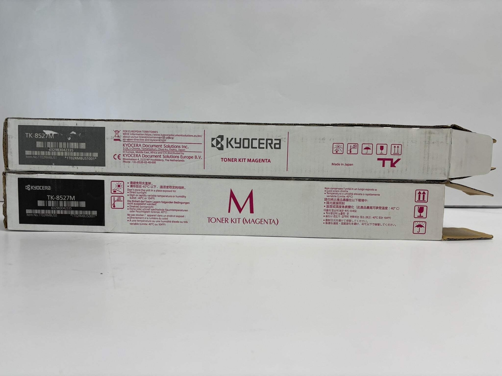 2 Open OEM Kyocera TASKalfa 3552ci,3553ci,4052ci Magenta Toners TK-8527M - $119.00