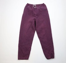 Vintage 90s Champion Mens Large Faded Spell Out Sweatpants Joggers Pants Purple - £46.79 GBP
