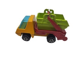 Vintage Playart Dump Truck - Yellow Red &amp; Green - £7.77 GBP