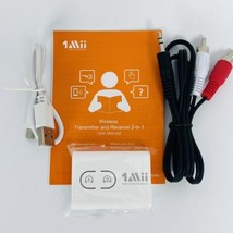 1Mii Transmitter &amp; Receiver Bluetooth 5.3 ML300 W/ Cables &amp; Instructions... - $14.50