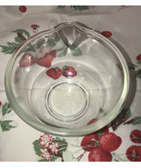 Vintage Glasbake for Sunbeam Clear Glass Mixing Bowl w/ Spout 6 1/4&quot; wid... - $33.58 CAD