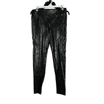 INC International Concepts Women&#39;s Black Faux Leather Pull-on Pants Size M - £19.23 GBP