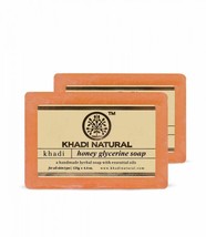 Lot of 2 Khadi Natural Herbal Honey Soaps Ayurvedic Skin Face Body Care Gift AUD - £18.75 GBP