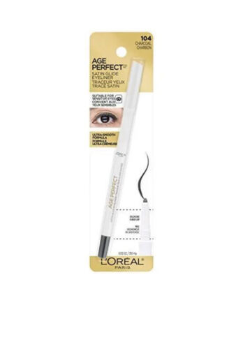 L'Oreal Paris Age Perfect Satin Glide Eyeliner with Mineral Pigments 104Charcoal - £6.68 GBP