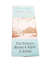1960s Sharlot Museum Prescott AZ First Governors Mansion Capitol Brochure  - $7.57