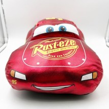 Disney Pixar Cars 3 Lightning McQueen Plush Pillow 17” Metallic Red Shiny - £15.66 GBP