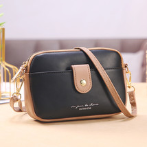 Ontrast lady cross body bags casual shell women bag pu leather female daily necessities thumb200