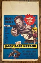 *Don Siegel&#39;s BABY FACE NELSON (1957) Mickey Rooney as 1930&#39;s Chicago Ga... - $75.00