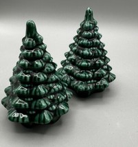 Christmas Fir Trees Unbranded Ceramic Undated 4.25 Inches Tall - £8.25 GBP