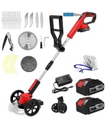 Electric Weed Wacker Eater Battery Powered, Cordless Weed Trimmer with 2... - $415.40 CAD