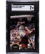 1992 Stadium Club - Shaquille O&#39;neal #247 (RC) (HOF) SGC 7 - $265.80 MXN