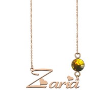 Name Locket Necklace, Andrea Name Necklace, Zaria Name Necklace Best Christmas G - $17.99