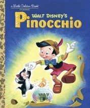 Pinocchio Little Golden Book Walt Disney&#39;s Hardcover by Fletcher - £2.53 GBP