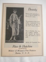 1923 Ad Women&#39;s Fine Footwear Rice &amp; Hutchins, Boston - £6.36 GBP