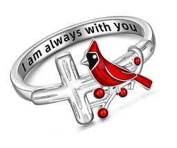 Cardinal Ring Cardinals Appear When Angels Are Near - £74.98 GBP
