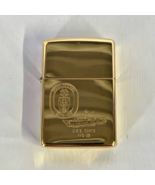 Antique Zippo Lighter USS Curtis FFG-38 Gold Made in USA - $89.99