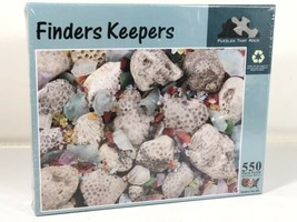 Puzzles That Rock 550 Jigsaw Puzzle Finders Keepers Sea Glass Made In USA - $28.21