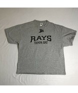 Tampa Ray Devil Rays Baseball Logo Gray T-Shirt Mens Size XL MLB Lee 100... - $373.95 MXN