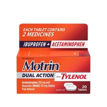 4 boxes Motrin Dual Action with Tylenol*07/2025*, Fast-Acting Dual Actio... - $11.77