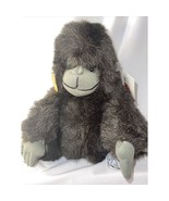 Russ Berrie Gonzo VTG Plush  Seated Stuffed Gorilla 259 Monkey Ape Tags - £23.31 GBP