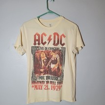 ACDC Womens Shirt Small Gap Highway To Hell Concert Tee Live World Tour  - £11.36 GBP