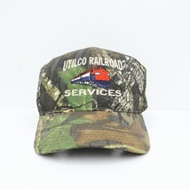 Utilco Railroad Services Mossy Oak Camo Truckers Hat Mesh Back One Size ... - £24.64 GBP