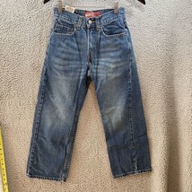 Levi&#39;s Boys Loose Straight Leg 569 Blue Jeans Size 10 Reg. 25×25 - £8.45 GBP