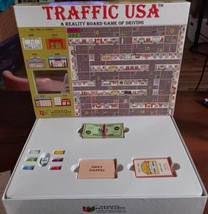Vintage TRAFFIC USA A Monopoly Style Board Game Of Driving Ages 8+ Complete - $27.72