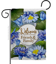 Blue Lotus Garden Flag Sweet Home 13 X18.5 Double-Sided House Banner - £16.05 GBP