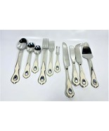 Deluxe Flatware Settings-Sets-Groups Minorisms with White and Oval Shape... - £43.62 GBP