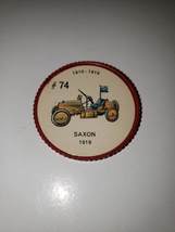 Jello Car Coins - # 74 of 200 - The Saxon (1919) - $15.00