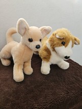 Douglas Louie Corgi Carlos Chihuahua Puppy Dog Plush Lot Stuffed Animals 9&quot; 12&quot; - £20.07 GBP