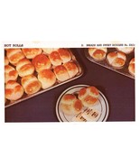 Vintage 1950 Hot Rolls Print Cover 5x8 Crafts Food Decor - $367.96 MXN