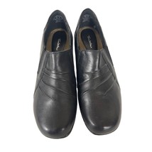 Thom McAn Deidra Loafers Womens Size 10M Black Leather - $18.00
