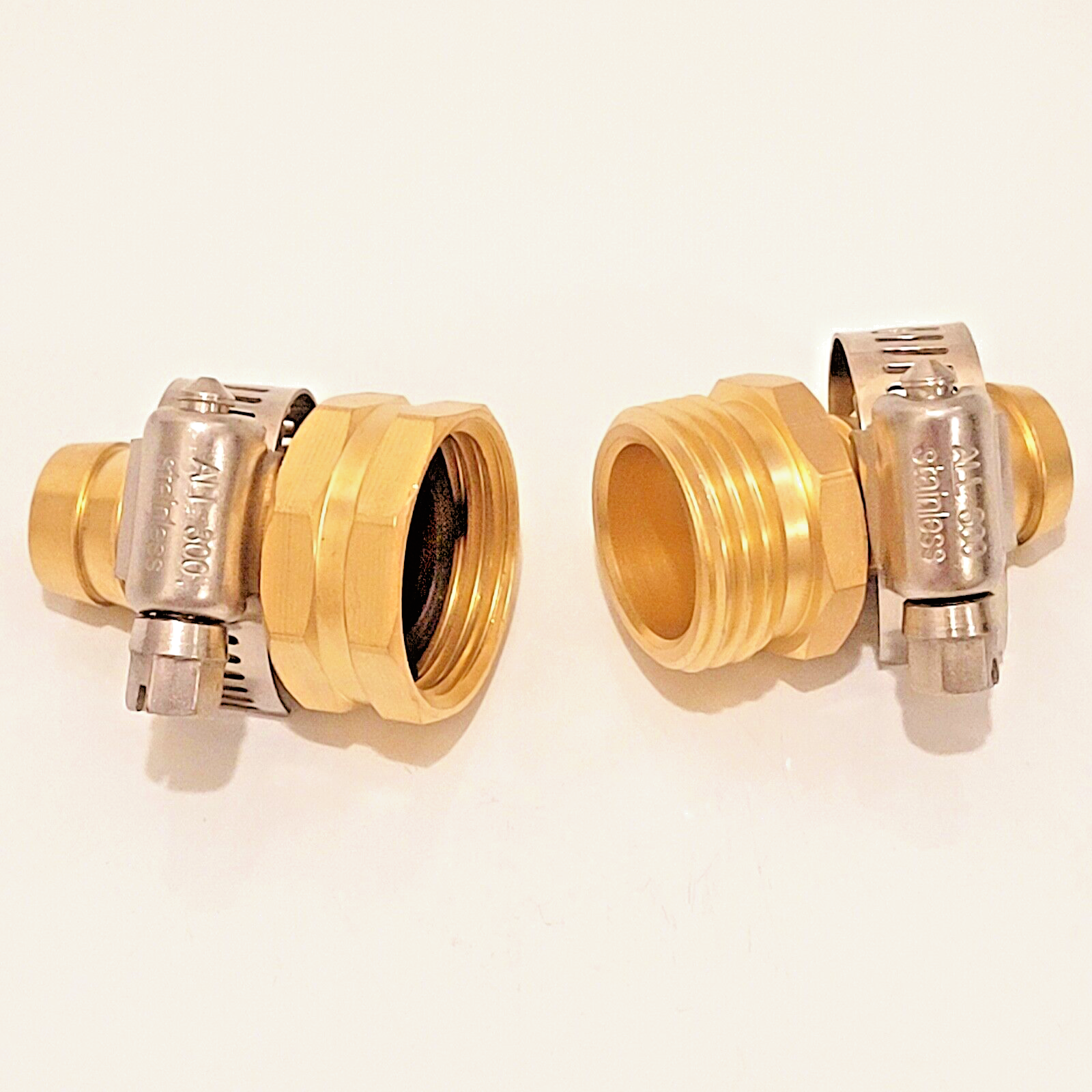Best Garden 3/4 In. Male &amp; Female Brass Hose  Repair Hose Coupling GB941... - $9.78