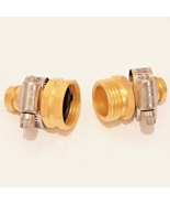 Best Garden 3/4 In. Male &amp; Female Brass Hose  Repair Hose Coupling GB941... - $186.17 MXN