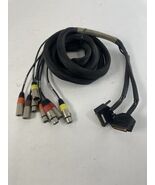 Wexler DB25 D-Sub MALE FEMALE to 8 XLR3M Male FEMALE Breakout Snake 8 ch... - €51,11 EUR