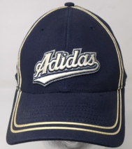 Vintage Adidas Y2K Logo Spellout Large / XL Baseball Cap Hat Rap Hip-Hop Script - £15.77 GBP