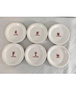 Williams Sonoma Christmas Drinks Motifs 6 1/4&quot; Dessert Snack Plates - $19.80