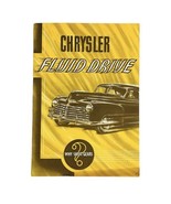 Vtg Original 1940 Chrysler Fluid Drive Advertising Booklet Brochure New ... - $13.02 CAD